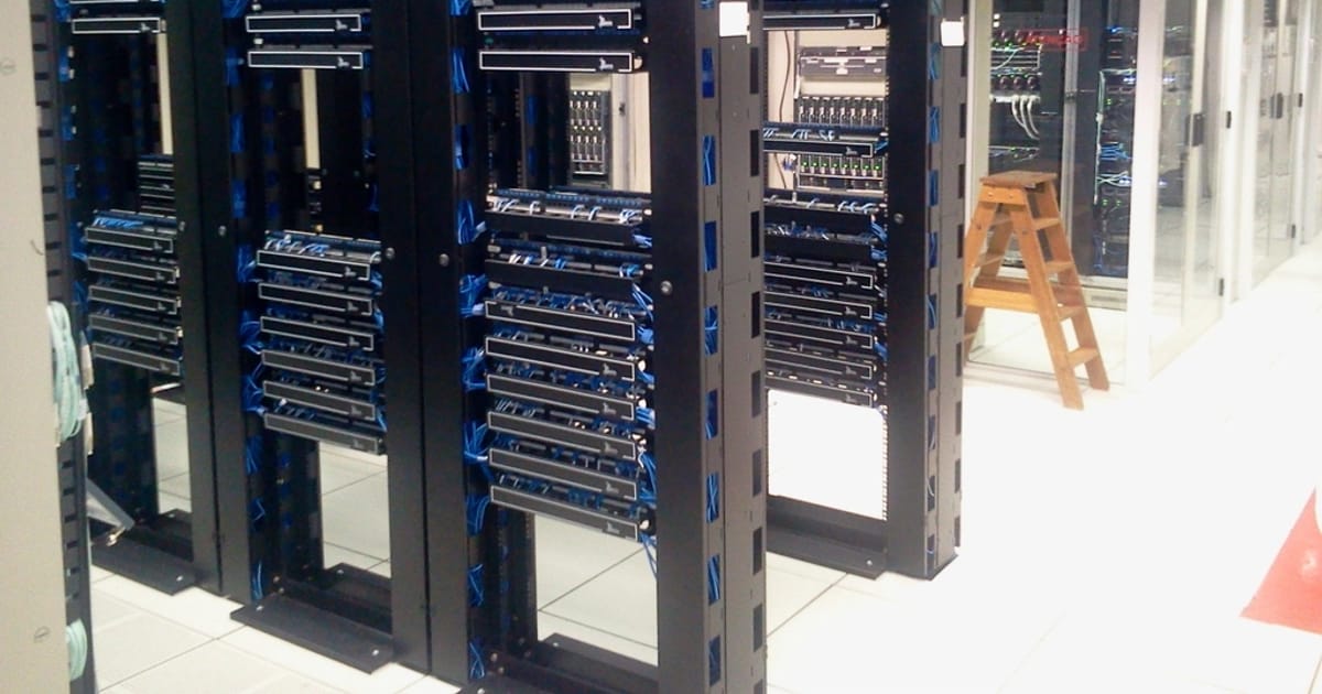 Server room hardware in a data center